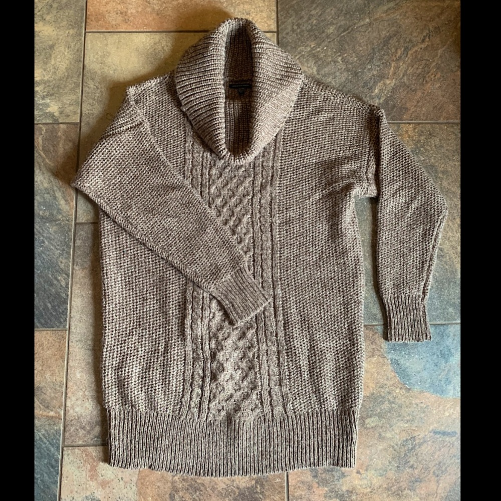 AEO American Eagle Outfitters XXL COWL NECK SWEATER DRESS Classy SEXY 14 16 18